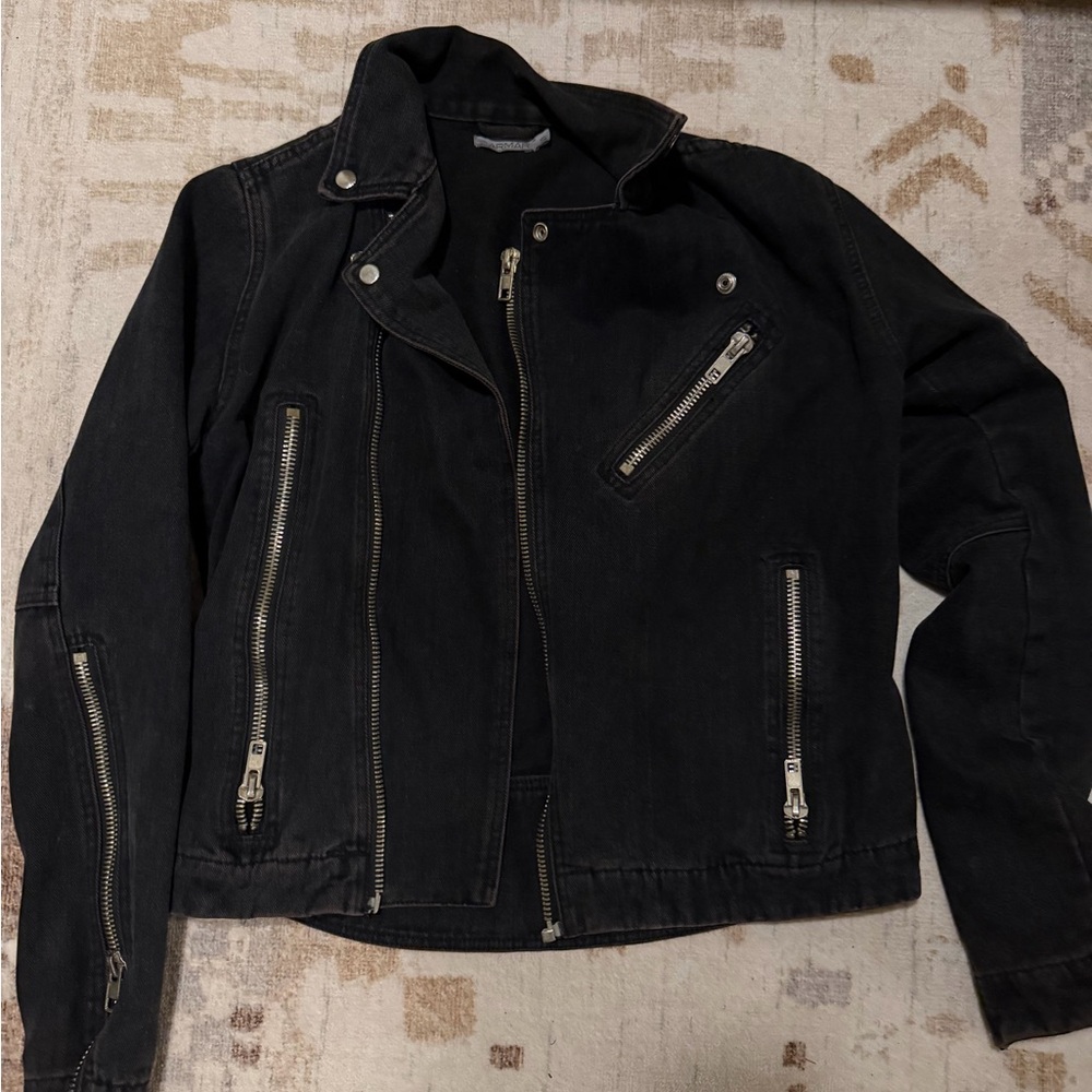 Carmar Denim Jean Moto Jacket